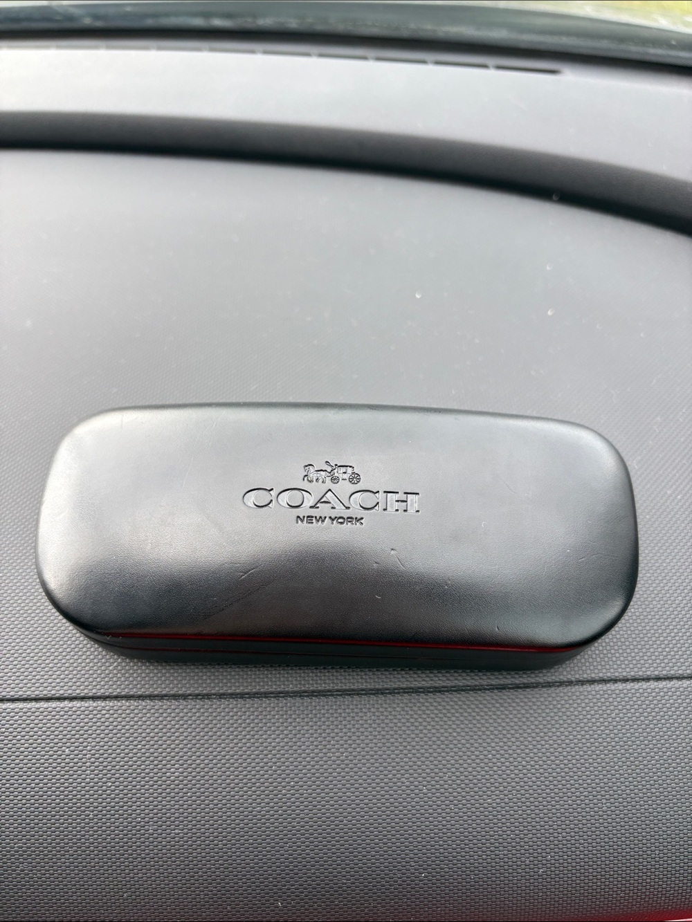Coach eye glass case